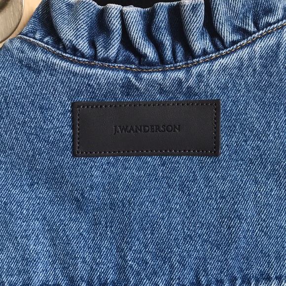 J.W. ANDERSON Denim Peplum Jacket - Picture 3 of 8